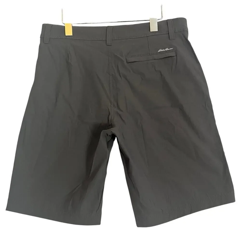 Eddie Bauer Shorts Mens 32x9 Grey Hiking Performance Golf Outdoors Technical - Picture 4 of 9